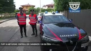 FURTI IN ABITAZIONE CONTROLLI DEI CARABINIERI  28092024 [upl. by Leahcir229]