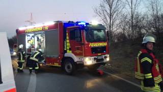 Schwerer Unfall auf der A46  Abfahrt Ratheim [upl. by Dnomde42]