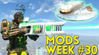 Fallout 4 TOP 5 MODS Week 30  FLYABLE UFO TELEPORTATION PERSONAL DRONE [upl. by Namyh882]