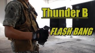 AirsoftThunder B Sound Grenade  quotDistraction Devicequot [upl. by Bennink911]