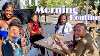 OUR MORNING ROUTINES Ghanaian Youtubers 🇬🇭 [upl. by Stultz]