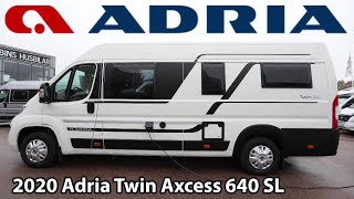 Adria Twin Axess 640 SL 2020 Camper Van 636 m [upl. by Anahsit]