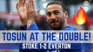 CENK TOSUN AT THE DOUBLE  STOKE 12 EVERTON [upl. by Eidoj]