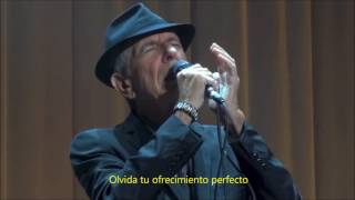 Leonard Cohen  Anthem Traducida [upl. by Retsila]