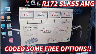 Mercedes SLK55 AMG R172  Coded some cool free options [upl. by King937]