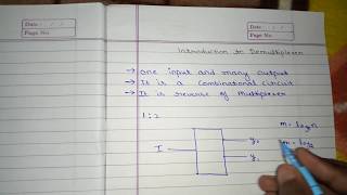 Introduction to Demultiplexer  12 DEMUX [upl. by Candis809]