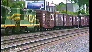 Conrail and The Central Vermont in Palmer MA [upl. by Avirt38]