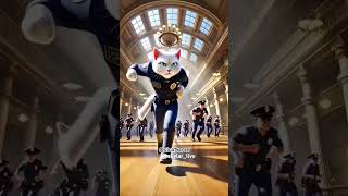 ep 3 police white cat funny tag yoytubeshorts trading cat comedy viralvideo support 🎉😼🤣 [upl. by Nostets34]