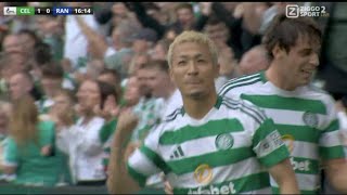 Daizen Maeda Goal Celtic vs Rangers 30 All Goals and Extended Highlights [upl. by Terriss]