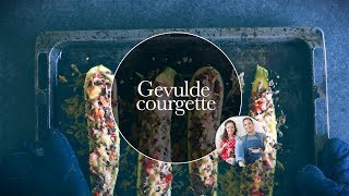 RECEPT Gevulde courgette  Koolhydraatarm [upl. by Enimajneb]