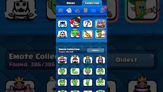 Clash Royale Emots Challenge 🔥 shorts [upl. by Nalani616]