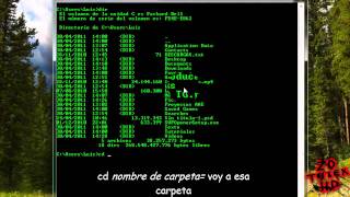 Como usar CMD  MSDOS  Comandos  Windows  Parte 12  2011 HD [upl. by Reviel]