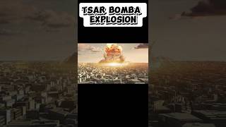 Tsar bomba the world powerful Hydrogen Bombtsarbombanuclearenergywarscience explosionfireball [upl. by Ranique]