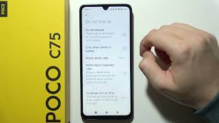 POCO C75 How to Set Up Do Not Disturb Mode [upl. by Ididn]