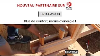 BRIKAWOOD  la brique en bois qui se monte sans clou ni vis ni colle   WoodPartners [upl. by Leugim]