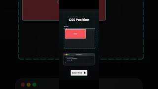 How To Create Position In HTML  codestack [upl. by Helaine231]