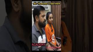 AIR HOSTESS INTERVIEW PRACTICE  PERSONALITY DEVELOPMENT TRAINING  Jupiter Academy Dwarka Mor [upl. by Ulphi]