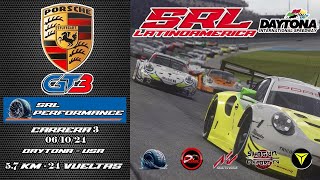 Fecha 3 Porsche GT3 Liga Simracing Latinoamérica Circuito Daytona  USA [upl. by Wilmott]