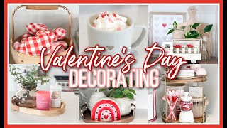 VALENTINES DAY DECORATE WITH ME 2024  KITCHEN DECOR IDEAS [upl. by Borman]