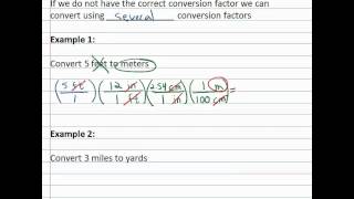 114b Dimensional Analysis  MultiStep Conversions [upl. by Eelyrehc]