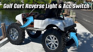 How To Wire Reverse Lights On Electric Golf Carts amp Add Accessory Switch  Automatic On In Reverse [upl. by Four]