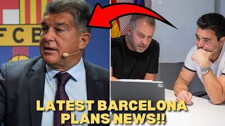 🚨 HANSI FLICK BARCELONA PLANS ABOUT PLAYERS TRANSFER😮 [upl. by Aleakcim658]