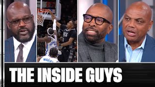 Inside the NBA Reacts to OKCSAS First Half 🗣️  NBA on TNT [upl. by Perlman]