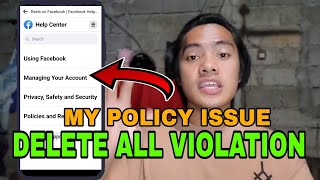 MAY POLICY ISSUE SA FACEBOOK DAPAT ALAM MO TO [upl. by Ymmit845]