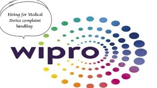 Medical Devices complaint handling  Walkin interview  wipro job [upl. by Rangel]