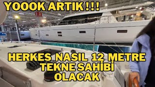 HERKES NASIL 12 METRE TEKNE SAHİBİ OLABİLECEK BOSPHORUS KARA TEKNE FUARI 1 yelkenlitekne tekne [upl. by Sama]