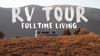 We Live in a Motorhome  Class A RV Tour [upl. by Kayne]