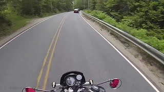 Waterford Maine Riding through on the Triumph Bonneville [upl. by Decker836]