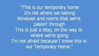 Temporary Home  Carrie Underwood w lyrics [upl. by Toland]