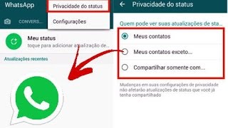 STATUS DO WHATSAPP COMO USAR E CONFIGURAR [upl. by Asilad]