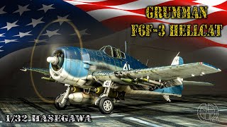 Grumman F6F3 Hellcat 132 Hasegawa [upl. by Aala970]