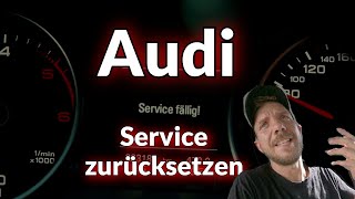 BimmerSchmiede — Audi Q5A5A4A3 etc Service zurücksetzen [upl. by Fox38]