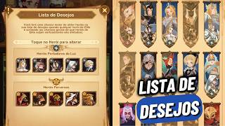 LISTA DE DESEJOS  AFK COMPANHEIROS [upl. by Alyworth]