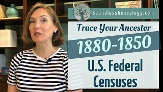 Trace Your Ancestor 18801850  US Census Records [upl. by Fitting]