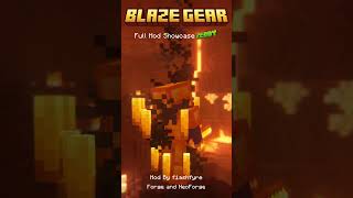 Blaze Gear Mod  Cinematic Minecraft Mod Showcase [upl. by Akerahs]