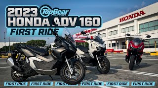 2023 Honda ADV 160 preview First ride of Honda’s latest 160cc scooter  Top Gear Philippines [upl. by Bernetta]