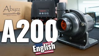 ABYZZ A200  German high performance pump 200 W HOW TO START [upl. by Erastus138]