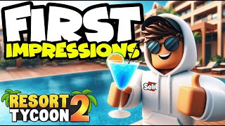 🌴 Roblox Tropical Resort Tycoon 2 Building Paradise Islands 🏝️  Lets Play and Explore [upl. by Maiocco]