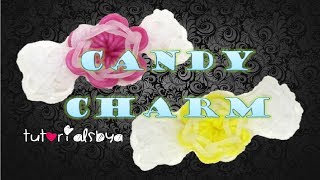 Intermediate Level Hard Candy Rainbow Loom Charm Tutorial [upl. by Libna]