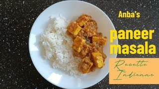 Recette paneer masalarecette indienne [upl. by Gallard324]