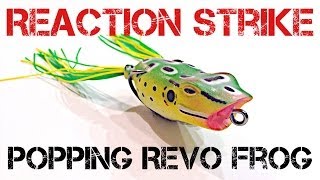 Lure Review Reaction Strike Poppin Revolution Frog [upl. by Savior478]