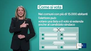 Come si vota Amministrative 2023 [upl. by Dewees]