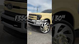 F350 DUALLY on 30” Forgiatos [upl. by Anniala]