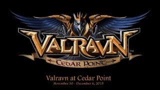 Cedar Point 2016 Valravn Construction Time Lapse Week 13 113015  12615 [upl. by Aicilif]