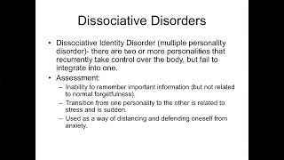 Introduction to Psychology Somatoform and Dissociative Disorders [upl. by Terti]