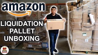 See Whats Inside These Amazon Liquidation Pallets  BP Pallets [upl. by Llerret]